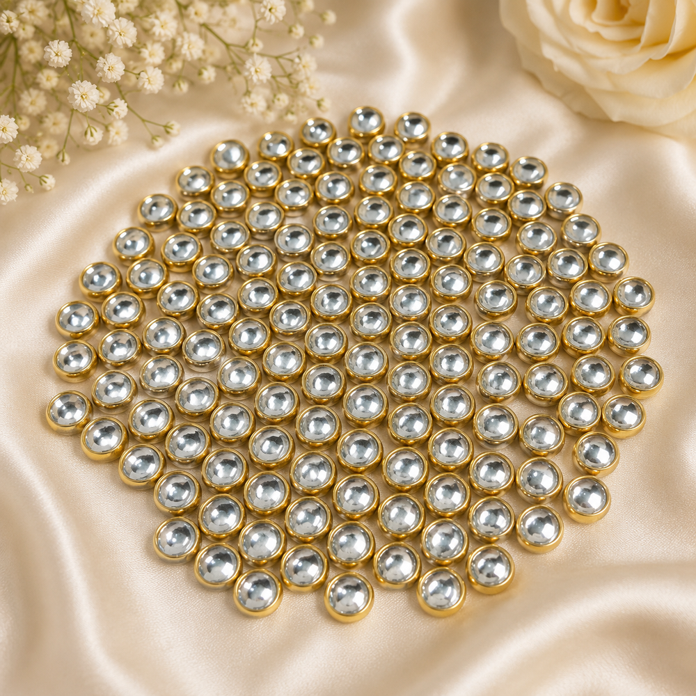 Round shape Kundan Stones