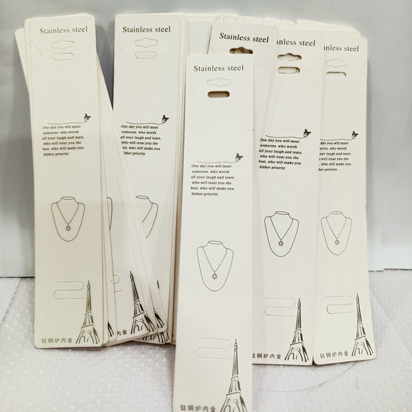 Bracelet/ necklace display card