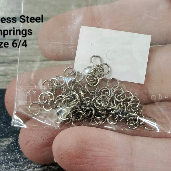 Stainless steel silver jumprings