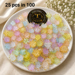 Gold-edge resin beads