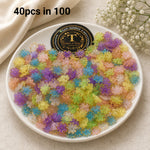Gold-edge resin beads