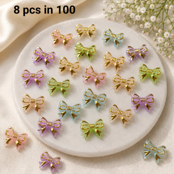 Gold-edge resin beads