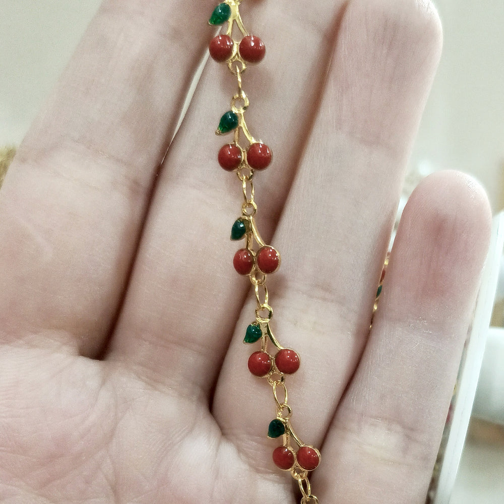 Stainless steel cherry chain