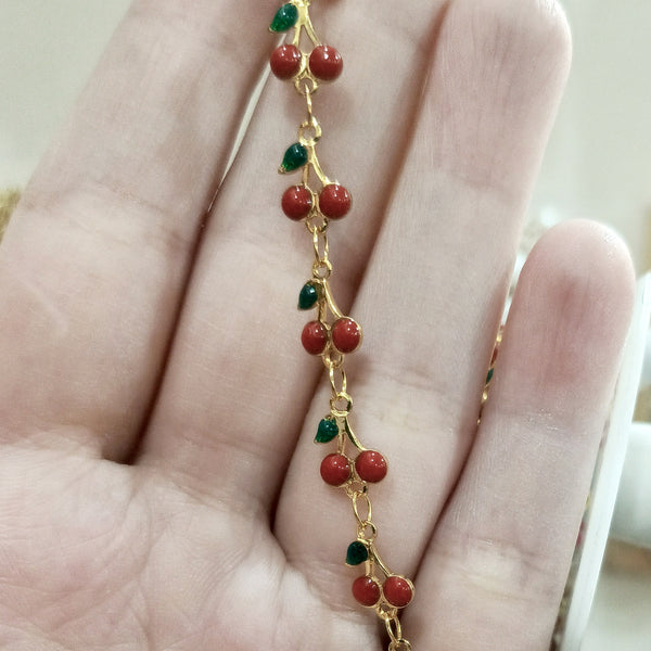 Stainless steel cherry chain