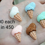 Resin Charms Foods