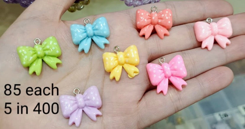 Resin Charms bows