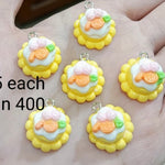 Resin Charms Foods