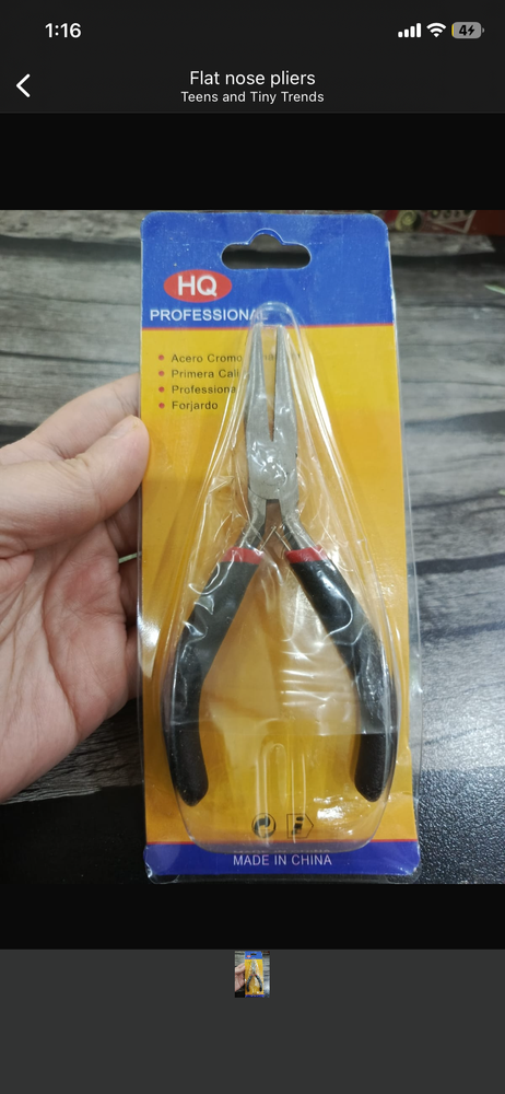 Flat Nose Pliers