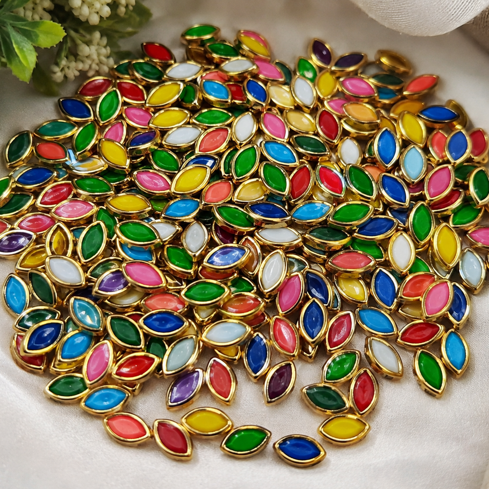 Colored Kundan