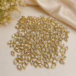 Diamond shape Kundan stones