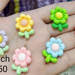 Resin Charms Flowers