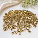 S-Shape or wave shape Kundan stones