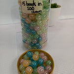 16mm shiny beads