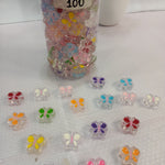 Clear Tinted Acrylic beads