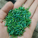 Glass pipe beads