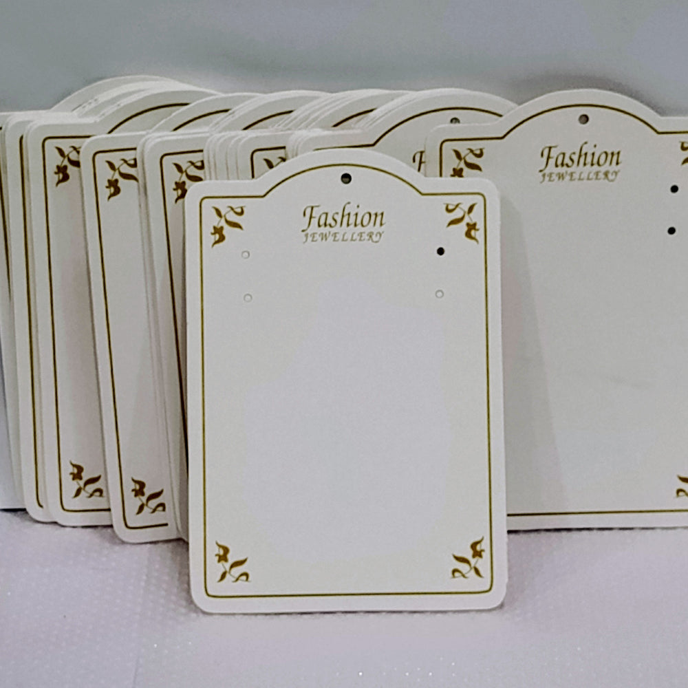 Jewellery set display card