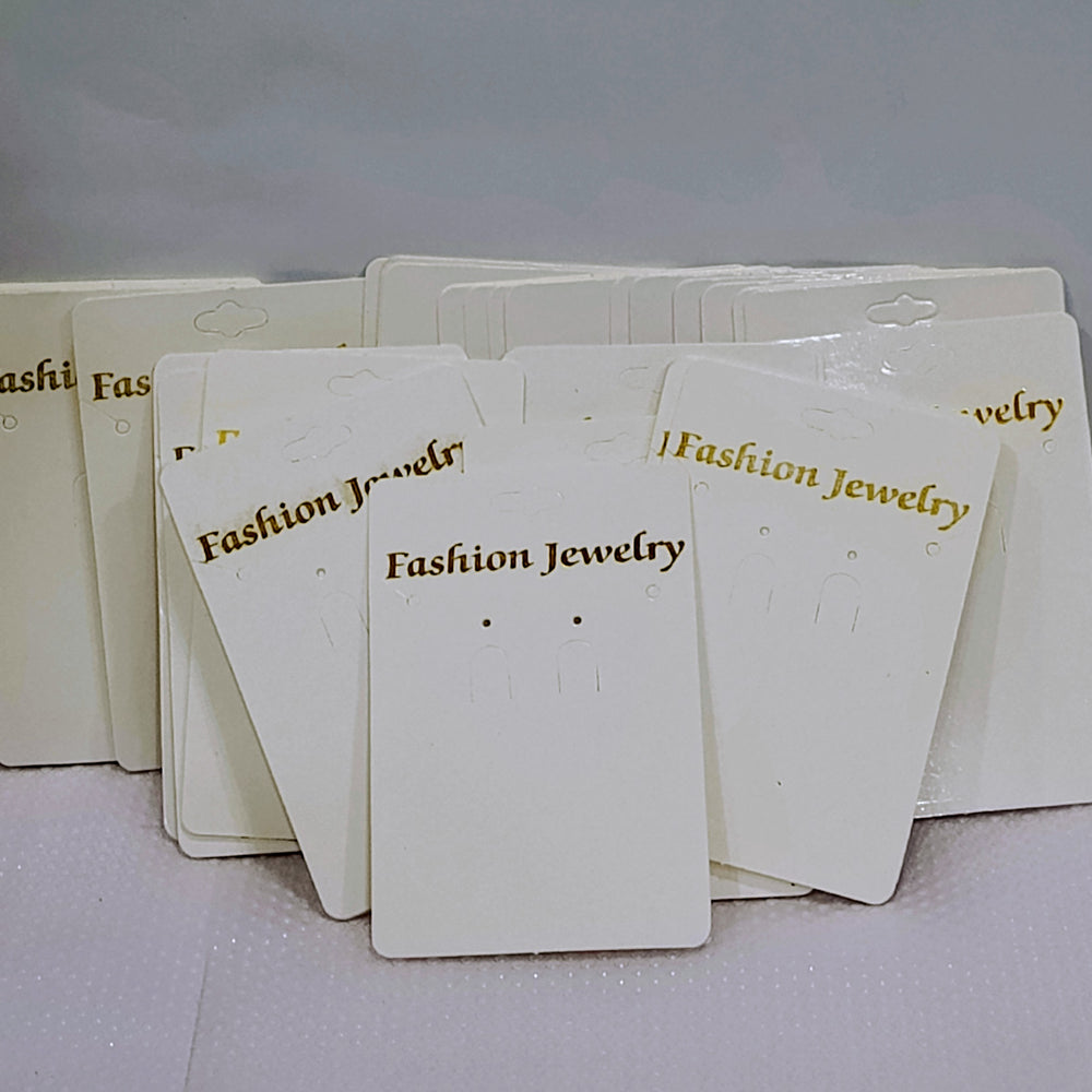 Jewellery set display cards