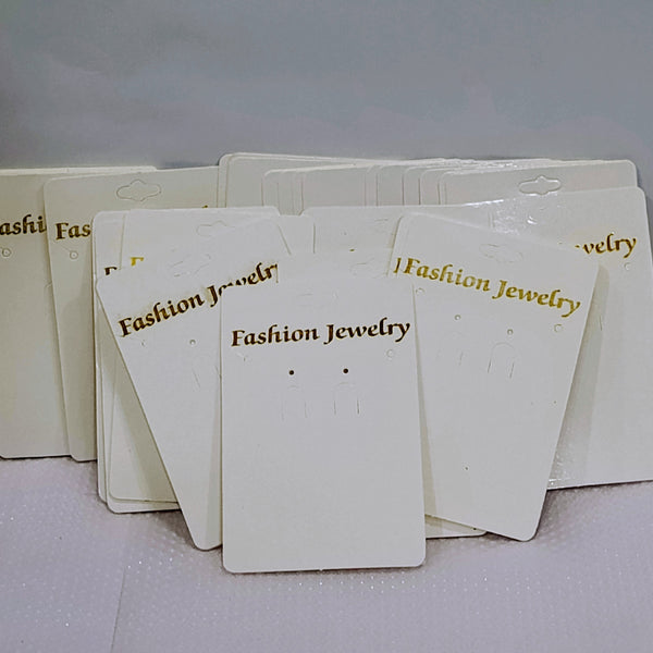 Jewellery set display cards