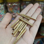 Slide on end tubes for multi strand jewellery