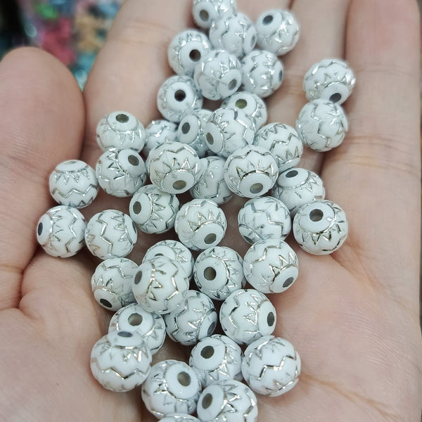 Metallic Textured beads