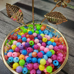 Opaque acrylic beads