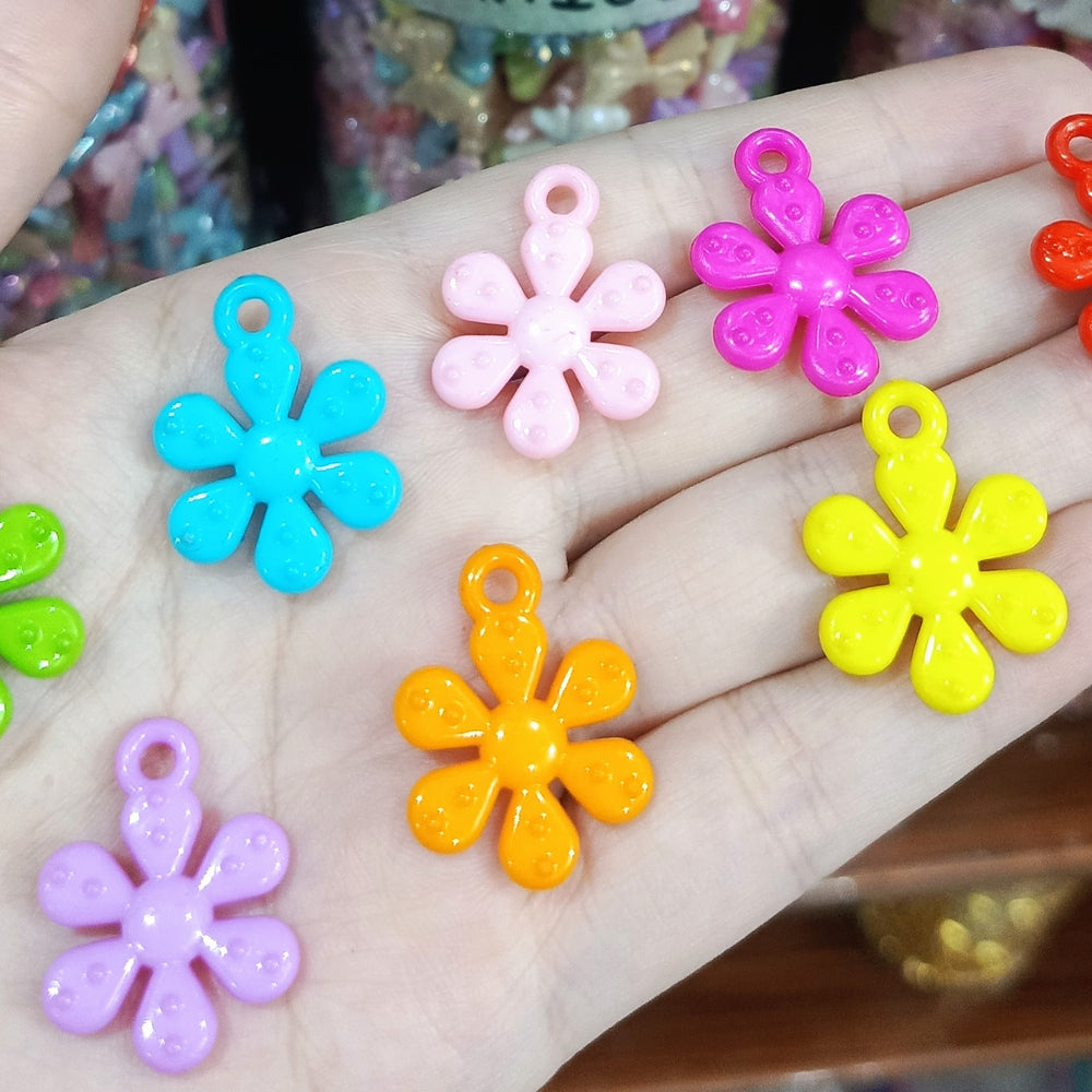 Opaque acrylic beads shapes