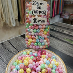 Shining acrylic round beads