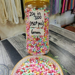 Shining acrylic round beads