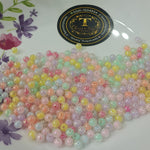 Shiny double tone beads