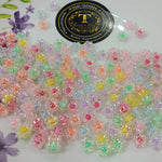 Shiny double tone beads shapes