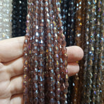 Drop shape crystal beads