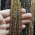 Drop shape crystal beads