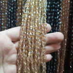 Drop shape crystal beads