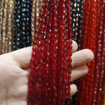 Drop shape crystal beads