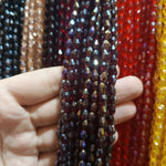 Drop shape crystal beads