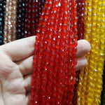 Drop shape crystal beads