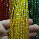 Drop shape crystal beads