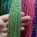 Drop shape crystal beads