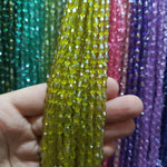Drop shape crystal beads