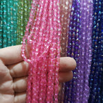 Drop shape crystal beads