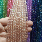 Drop shape crystal beads