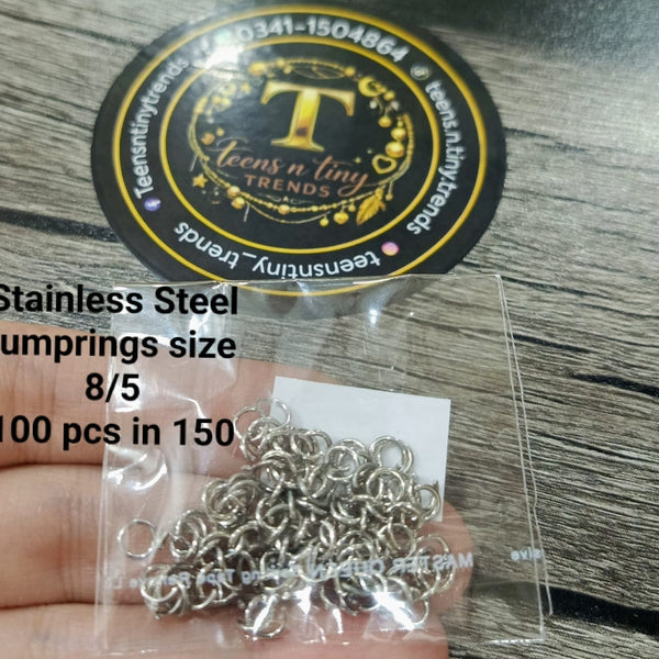Stainless steel silver jumprings