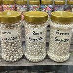 Pearls 10mm, 8mm and 6mm