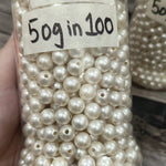 Pearls 10mm, 8mm and 6mm