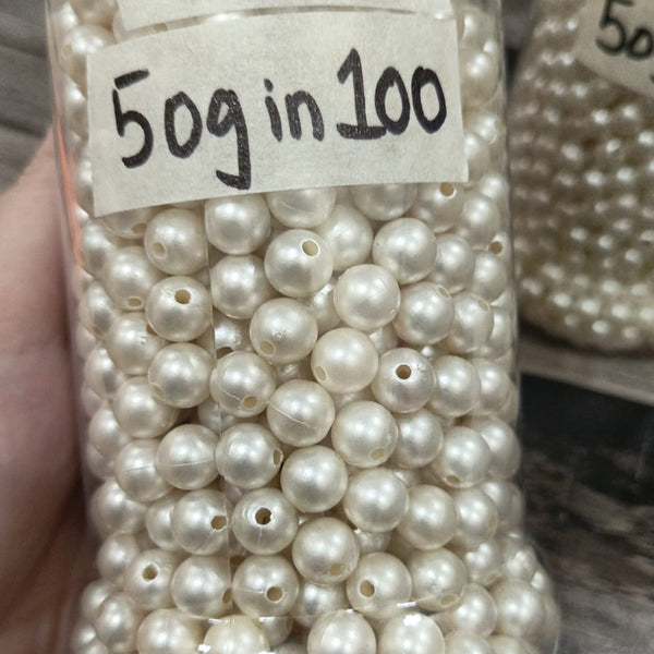 Pearls 10mm, 8mm and 6mm