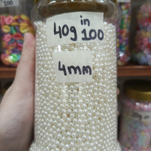 Pearls 5mm, 4mm and 3mm