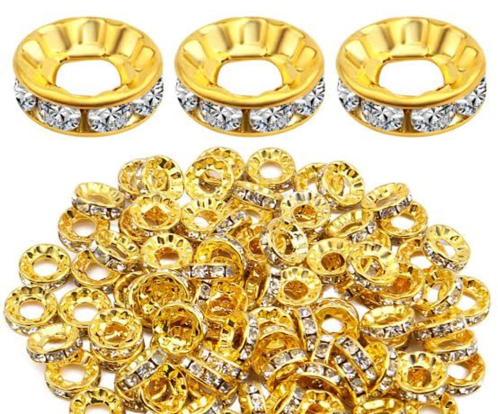 Rhinestone Spacer Beads