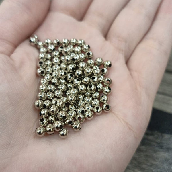 Round spacer beads