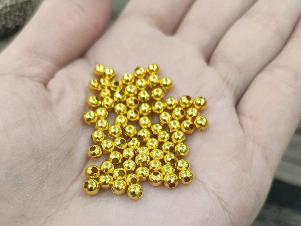 Round spacer beads