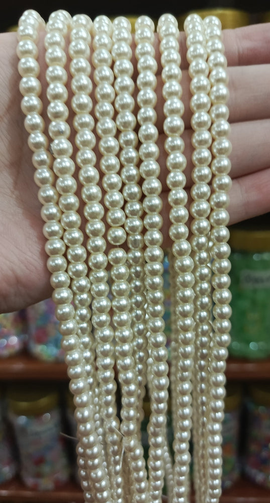 Shell pearls string 6mm